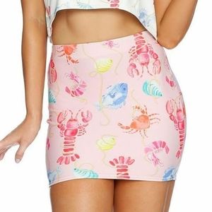 BlackMilk NWT Escape From Marinara Pink Wifey Skirt - Limited (Size Large)